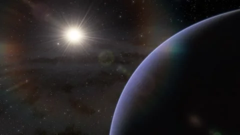 Flying in space Stock Footage 146011204