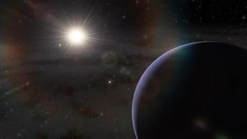 Flying in space Stock Footage 146011213