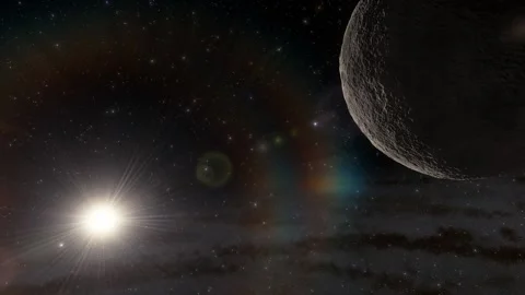 Flying in space Stock Footage 146011270