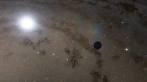 Flying in space Stock Footage 146011374