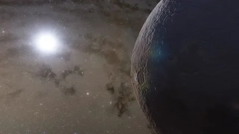 Flying in space Stock Footage 146011385