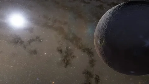 Flying in space Stock Footage 146011399