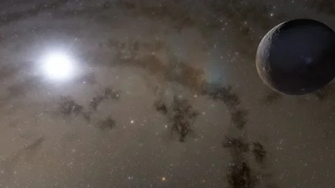 Flying in space Stock Footage 146011410