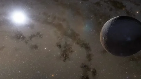 Flying in space Stock Footage 146011411