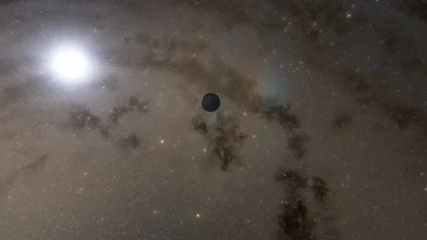 Flying in space Stock Footage 146011438