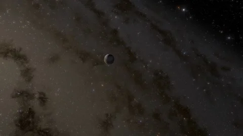 Flying in space Stock Footage 146011455