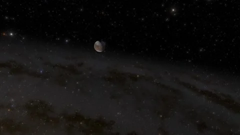 Flying in space Stock Footage 146011481