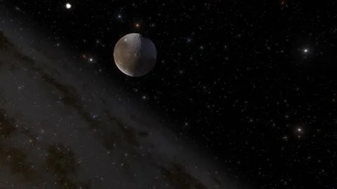 Flying in space Stock Footage 146011483