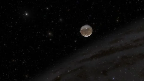 Flying in space Stock Footage 146011535