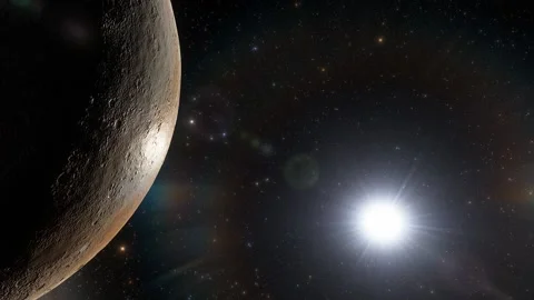 Flying in space Stock Footage 146011666