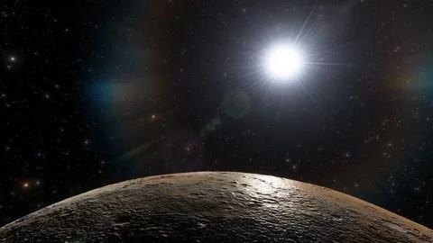 Flying in space Stock Footage 146011693