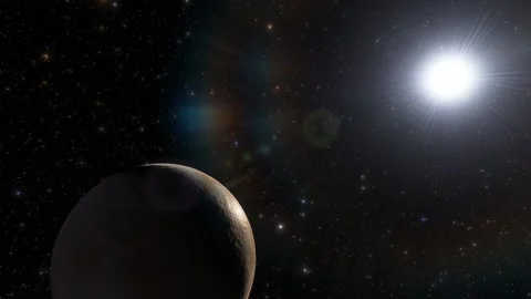 Flying in space Stock Footage 146011714