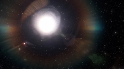 Flying in space Stock Footage 146011726