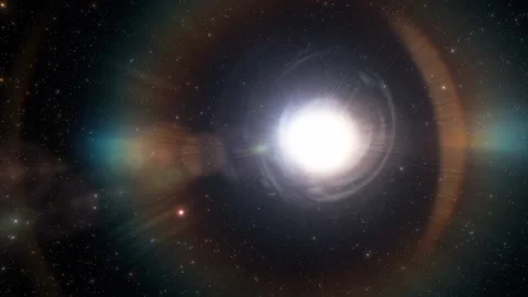 Flying in space Stock Footage 146011733