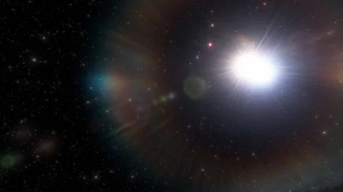 Flying in space Stock Footage 146011752