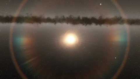 Flying in space Stock Footage 146011842