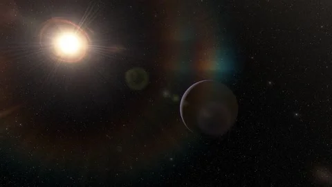 Flying in space Stock Footage 146011897