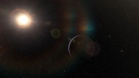 Flying in space Stock Footage 146011899