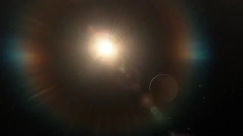 Flying in space Stock Footage 146011993