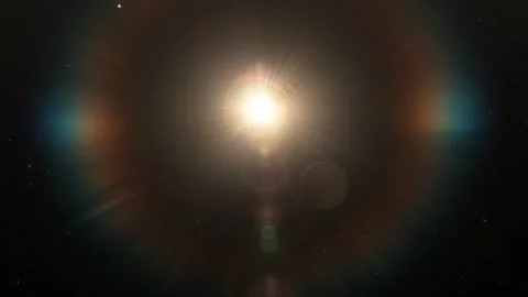 Flying in space Stock Footage 146012011