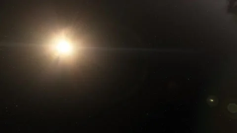 Flying in space Stock Footage 146012053