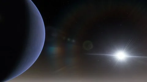 Flying in space Stock Footage 146072749