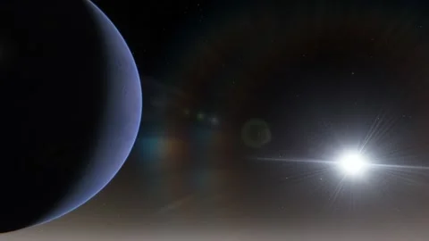 Flying in space Stock Footage 146072753