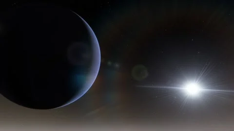 Flying in space Stock Footage 146072767