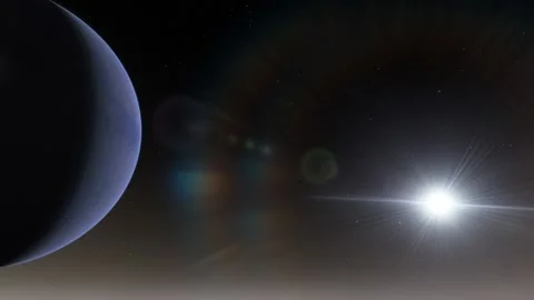 Flying in space Stock Footage 146072777