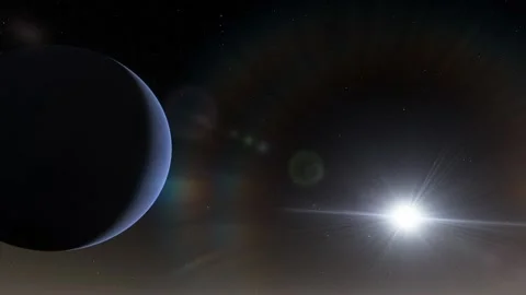 Flying in space Stock Footage 146072781