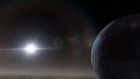 Flying in space Stock Footage 146072805