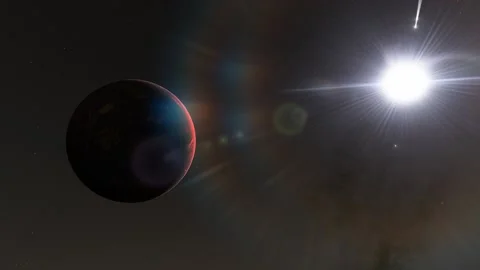 Flying in space Stock Footage 146072848