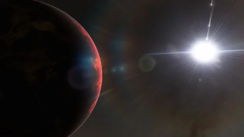 Flying in space Stock Footage 146072864