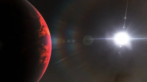 Flying in space Stock Footage 146072874