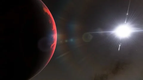 Flying in space Stock Footage 146072875