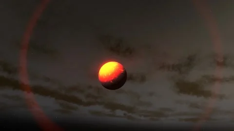 Flying in space Stock Footage 146072939