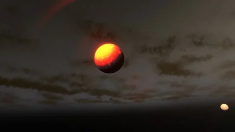 Flying in space Stock Footage 146072949