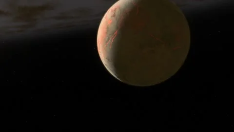 Flying in space Stock Footage 146072980