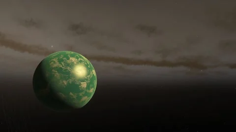 Flying in space Stock Footage 146073001