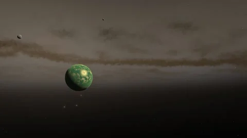 Flying in space Stock Footage 146073005