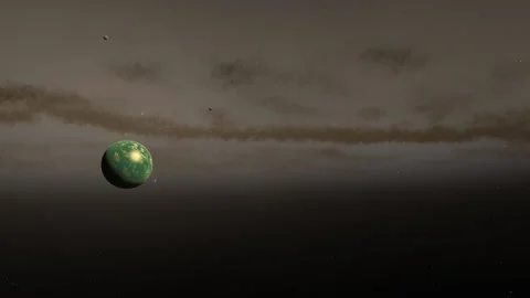 Flying in space Stock Footage 146073017