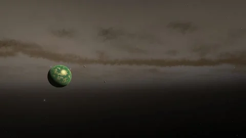 Flying in space Stock Footage 146073024