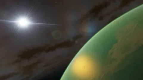 Flying in space Stock Footage 146073067