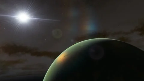 Flying in space Stock Footage 146073073