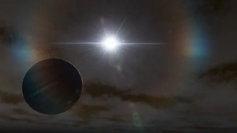 Flying in space Stock Footage 146073150