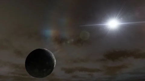 Flying in space Stock Footage 146073187