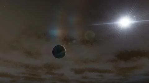 Flying in space Stock Footage 146073248