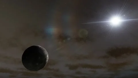 Flying in space Stock Footage 146073249