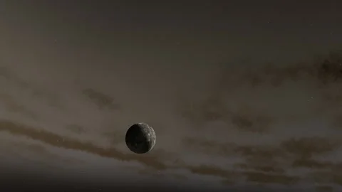 Flying in space Stock Footage 146073294