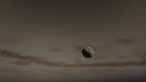 Flying in space Stock Footage 146073321